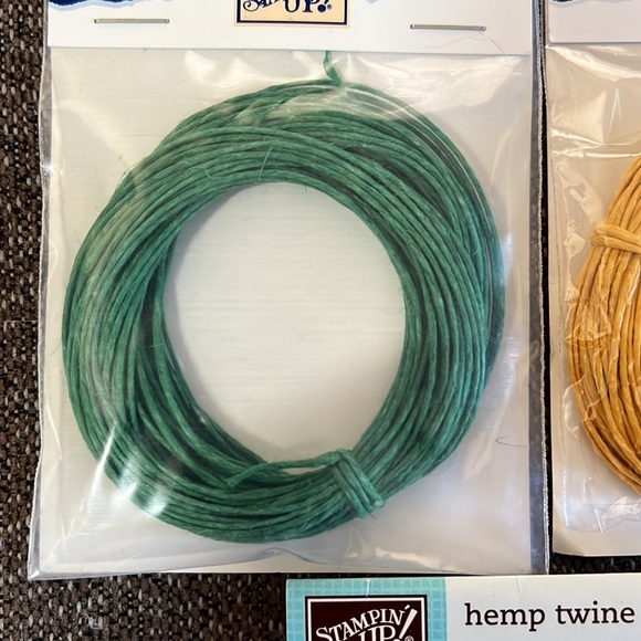 Stampin’ Up colored Hemp twine 36 yards total factory sealed. NWT - Picture 6 of 8